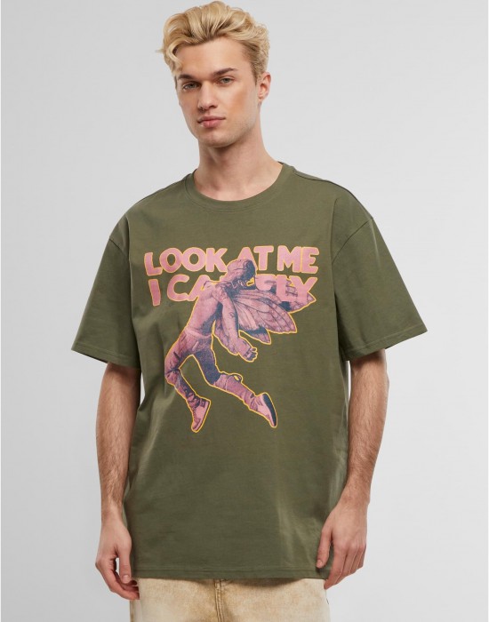 Тениска Look Oversize Tee olive XXL Тениска Look Oversize Tee olive XXL