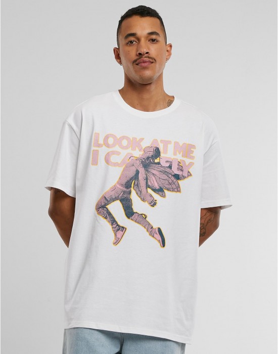 Тениска Look Oversize Tee white XXL Тениска Look Oversize Tee white XXL