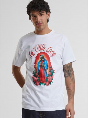Тениска La Vida Loca Mary Tee white XXL Тениска La Vida Loca Mary Tee white XXL