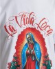 Тениска La Vida Loca Mary Tee white XXL