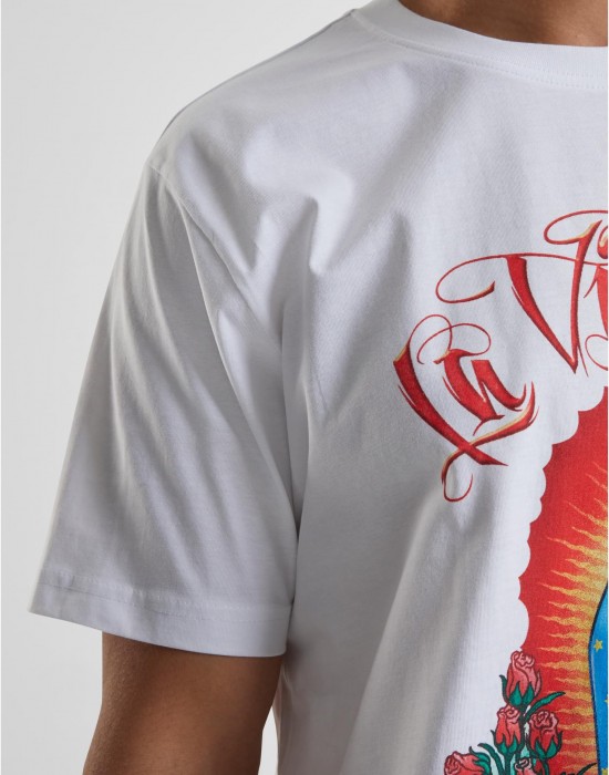 Тениска La Vida Loca Mary Tee white XXL