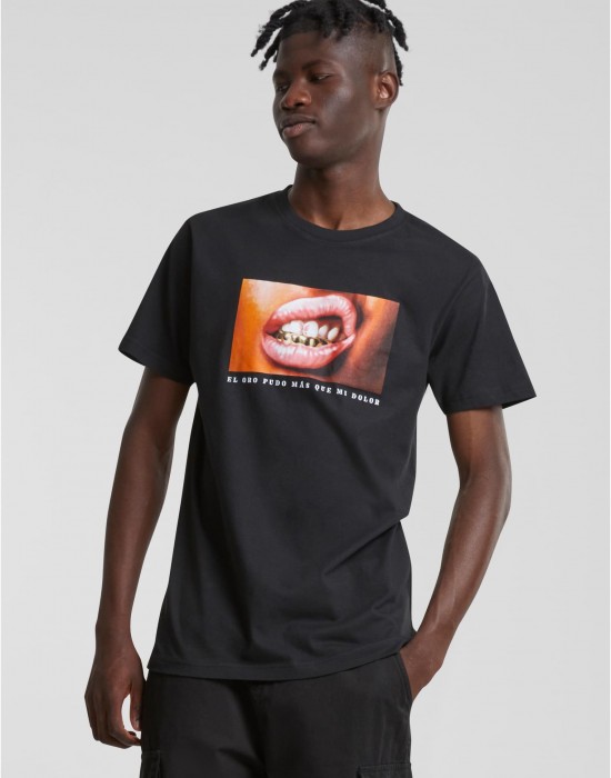 Тениска El Oro Tee black XXL