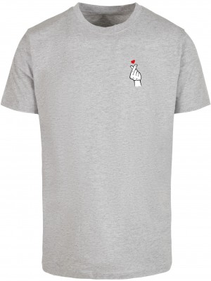 Тениска Love Sign Tee 2.0 heather grey XXL Тениска Love Sign Tee 2.0 heather grey XXL