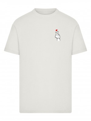 Тениска Love Sign Tee 2.0 lightasphalt XXL Тениска Love Sign Tee 2.0 lightasphalt XXL