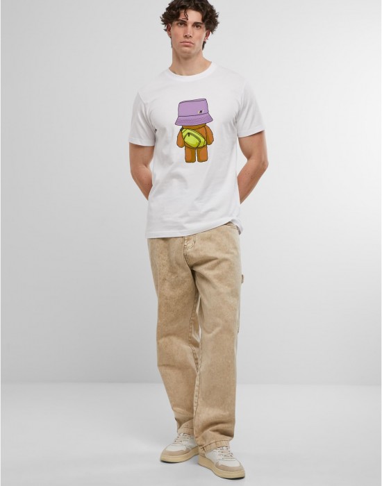 Тениска Mister Tee Bear Tee white XXL