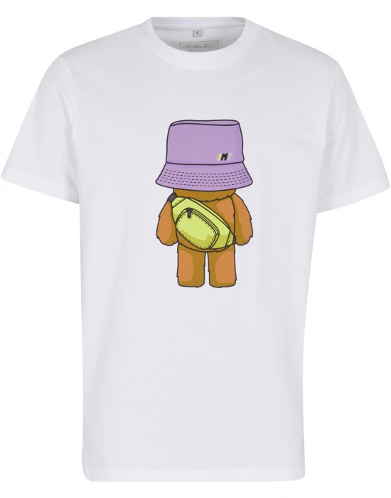 Тениска Mister Tee Bear Tee white XXL