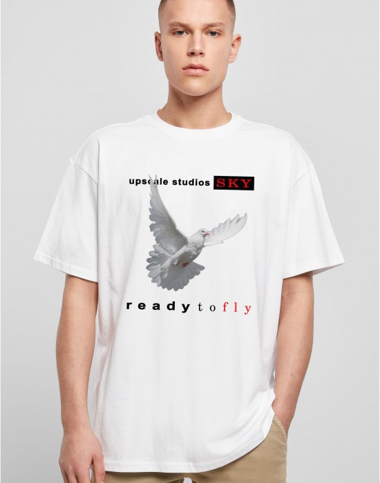 Тениска Ready to fly Oversize Tee white XXL