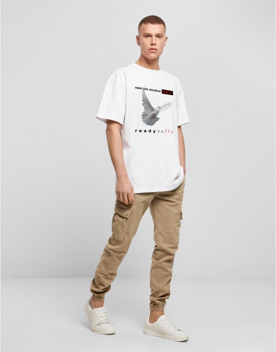 Тениска Ready to fly Oversize Tee white XXL