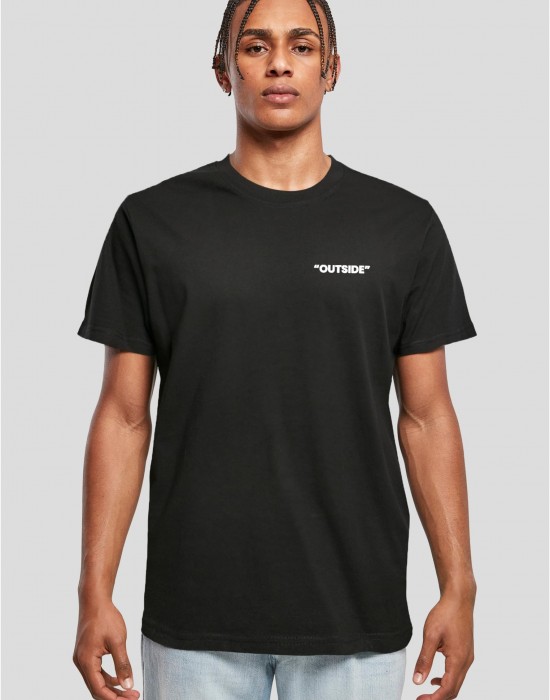 Тениска Outside Tee black XXL