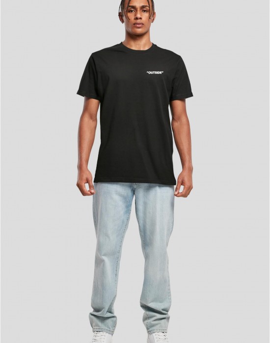 Тениска Outside Tee black XXL