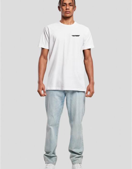 Тениска Outside Tee white XXL