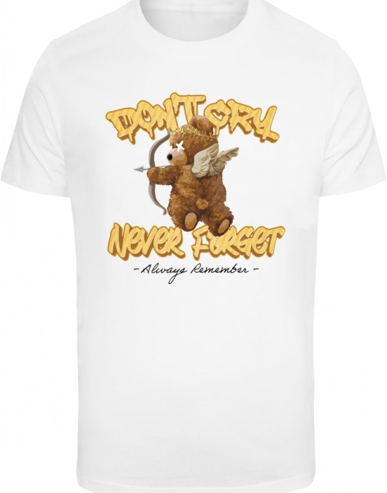 Тениска Don't cry never forget Tee white XXL