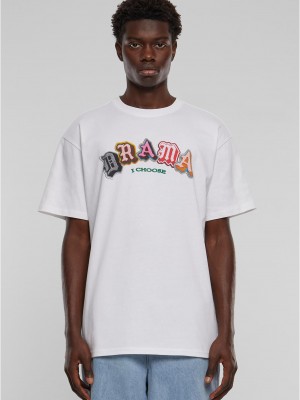 Тениска Drama I choose Heavy Oversize Tee white XXL Тениска Drama I choose Heavy Oversize Tee white XXL