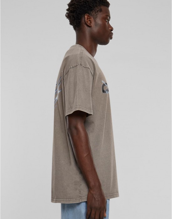 Тениска Cagedchrome Acid Heavy Oversize Tee asphalt XXL