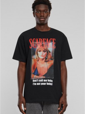Тениска Scarface Don't call me baby Heavy Oversize Tee black XXL Тениска Scarface Don't call me baby Heavy Oversize Tee black XXL