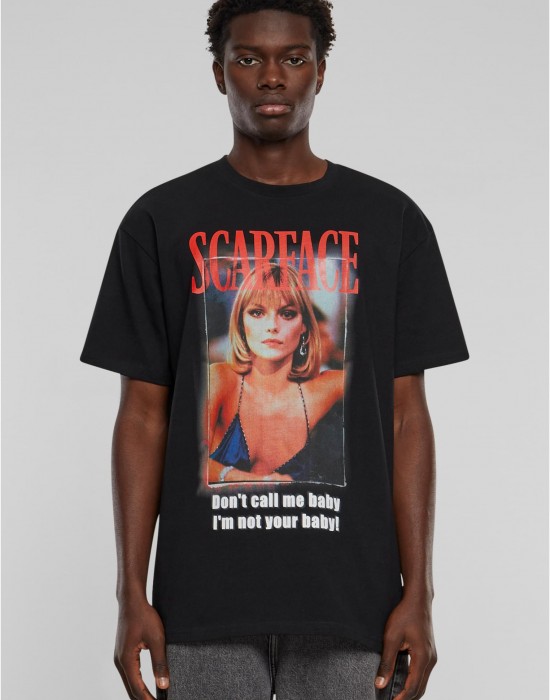Тениска Scarface Don't call me baby Heavy Oversize Tee black XXL