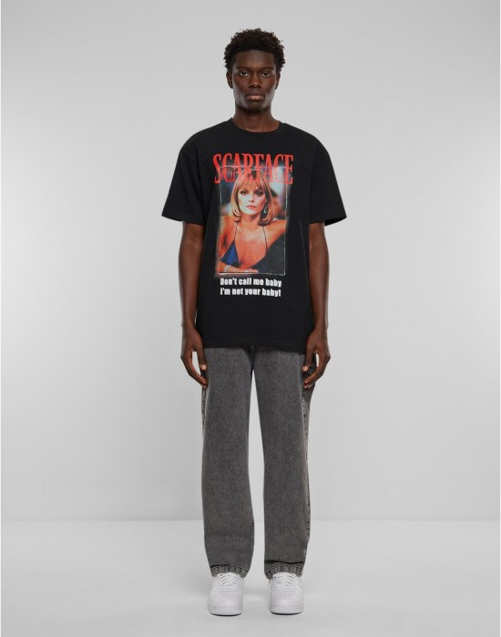 Тениска Scarface Don't call me baby Heavy Oversize Tee black XXL