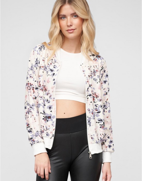 Дамско Бомбър ЯкеCloud 5ive Blouson Bomber Jacket off white XS