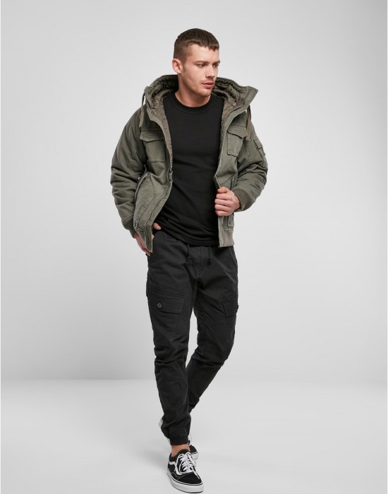Мъжко Зимно Яке Bronx Winter Jacket olive  XXL