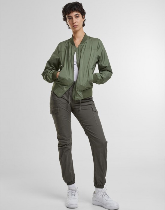Дамско Бомбър ЯкеBrandit Women Jula Bomberjacket olive XS