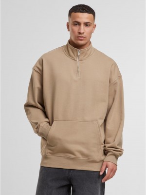 Мъжка Блуза с Цип Мъжка Блуза с Цип М DEF Zipper Crewneck greige XL Мъжка Блуза с Цип Мъжка Блуза с Цип М DEF Zipper Crewneck greige XL