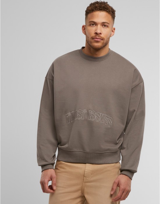 Мъжки Пуловер DEF Trust Issues Pullover tornado XL