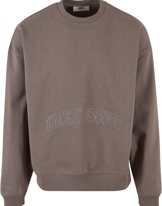 Мъжки Пуловер DEF Trust Issues Pullover tornado XL