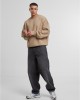 Мъжки Пуловер DEF Basic Crewneck Pullover greige XL