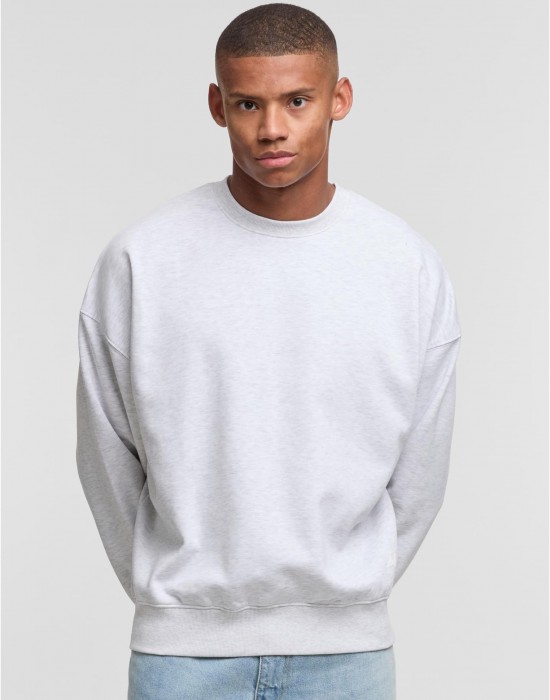 Мъжки Пуловер DEF CREW Oversize Pullover greymelange XXL