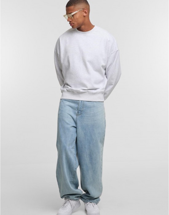 Мъжки Пуловер DEF CREW Oversize Pullover greymelange XXL