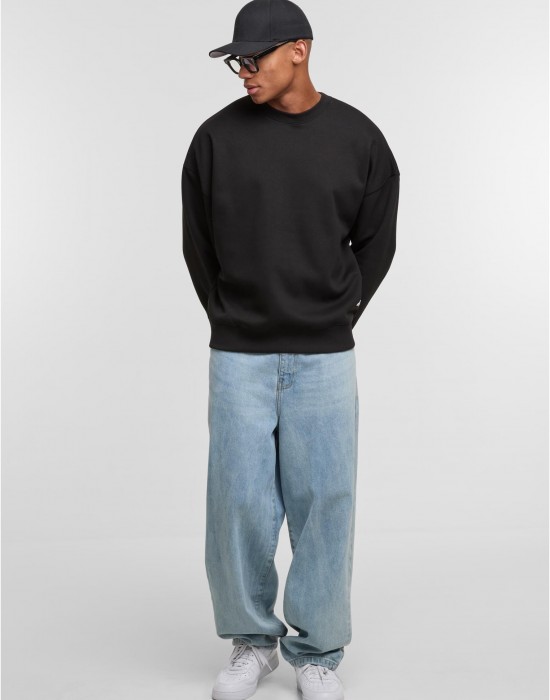 Мъжки Пуловер DEF CREW Oversize Pullover jetblack XXL