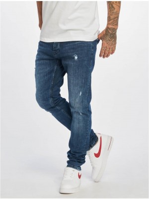 Мъжки Дънки DEF Skom Slim Fit Jeans denimblue 38 Мъжки Дънки DEF Skom Slim Fit Jeans denimblue 38