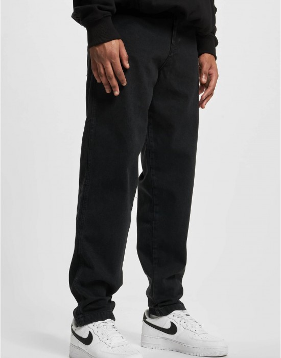 Мъжки Дънки DEF Tapered Loose Fit Denim black washed 38