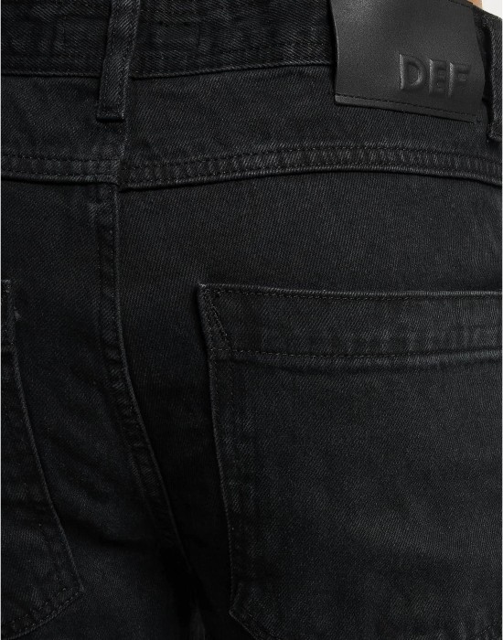Мъжки Дънки DEF Tapered Loose Fit Denim black washed 38