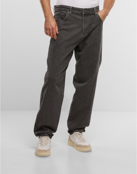 Мъжки Дънки DEF Tapered Loose Fit Denim grey washed 38