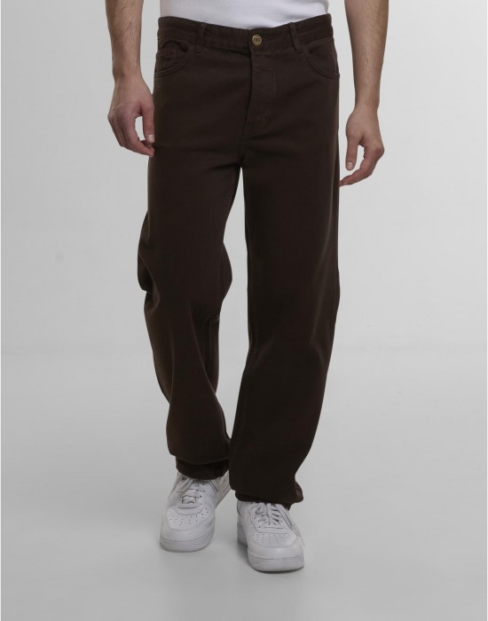 Дънки DEF Texas Straight Fit Jeans dark brown 38