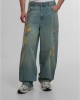 Дънки DEF Loose Fit Jeans vintage blue destroyed 38