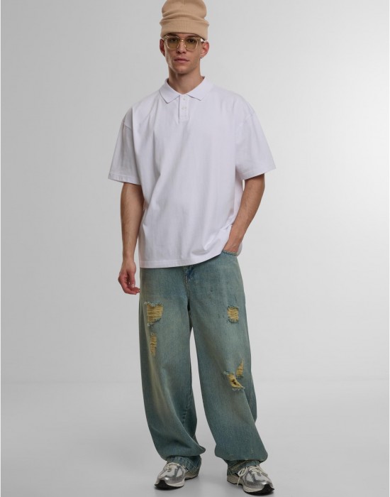 Дънки DEF Loose Fit Jeans vintage blue destroyed 38