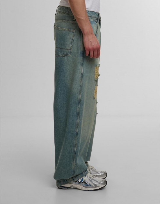 Дънки DEF Loose Fit Jeans vintage blue destroyed 38
