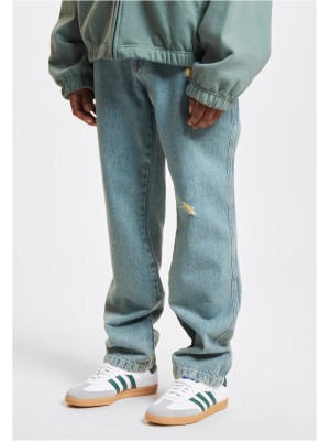 Дънки DEF Slim Fit Jeans vintage blue destroyed 38