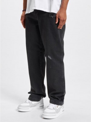 Дънки DEF Slim Fit Jeans black washed destroyed 38 Дънки DEF Slim Fit Jeans black washed destroyed 38