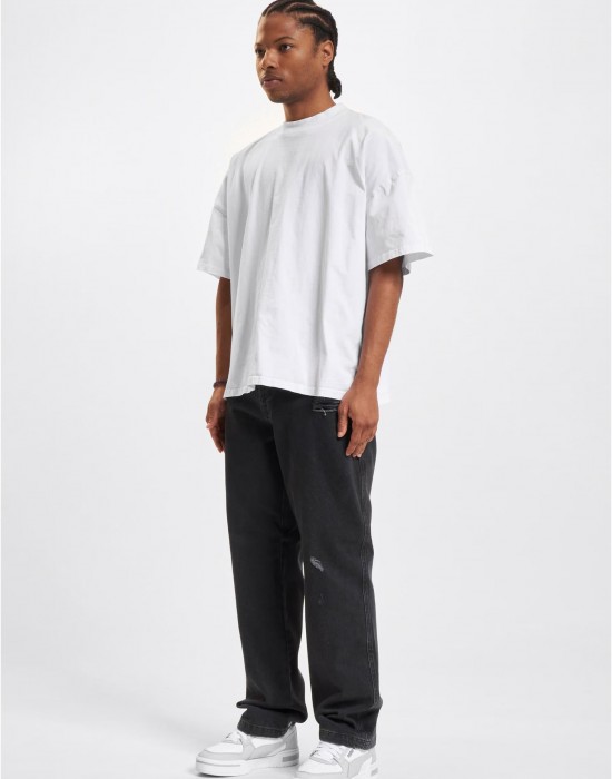 Дънки DEF Slim Fit Jeans black washed destroyed 38