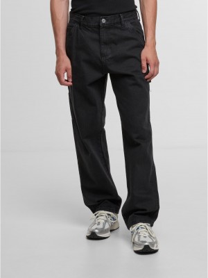 Дънки DEF Wood Straight Fit Jeans black 38 Дънки DEF Wood Straight Fit Jeans black 38