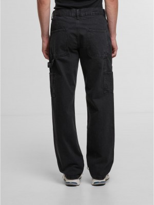 Дънки DEF Wood Straight Fit Jeans black 38 Дънки DEF Wood Straight Fit Jeans black 38