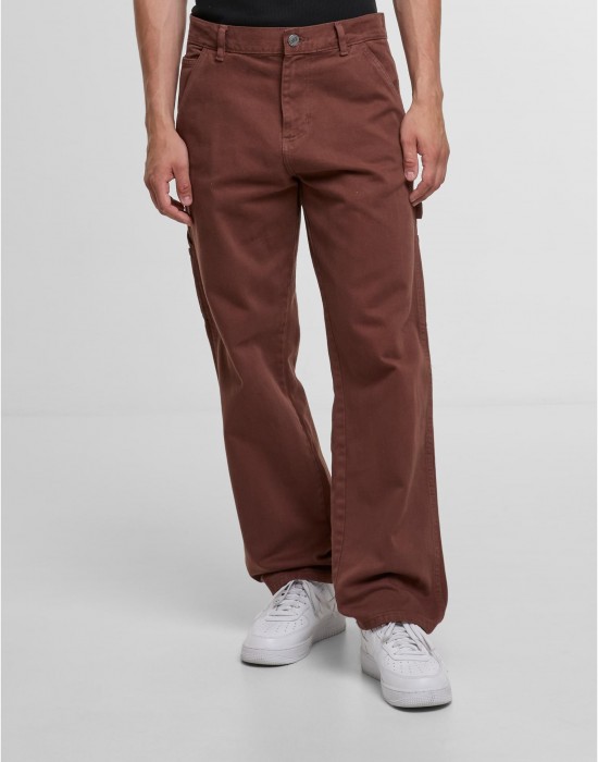 Дънки DEF Wood Straight Fit Jeans brown 38