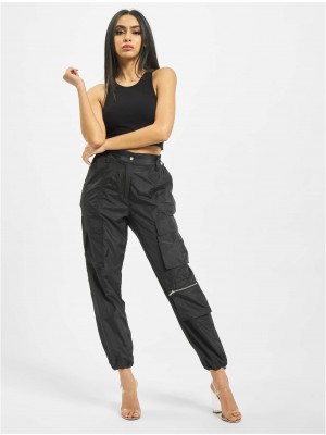 Дамски Карго Панталони Mary Cargopants black XS