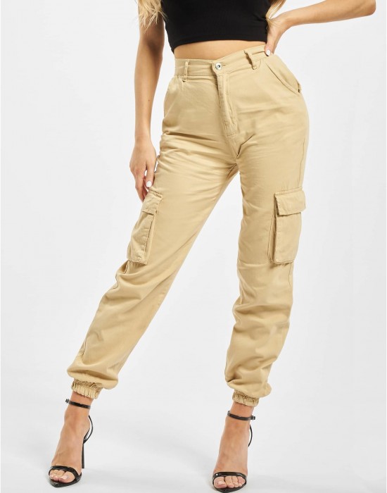 Дамски Карго Панталони DEF Ruby Cargopants beige XS