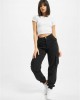 Дамски Карго Панталони DEF Ruby Cargopants black XS