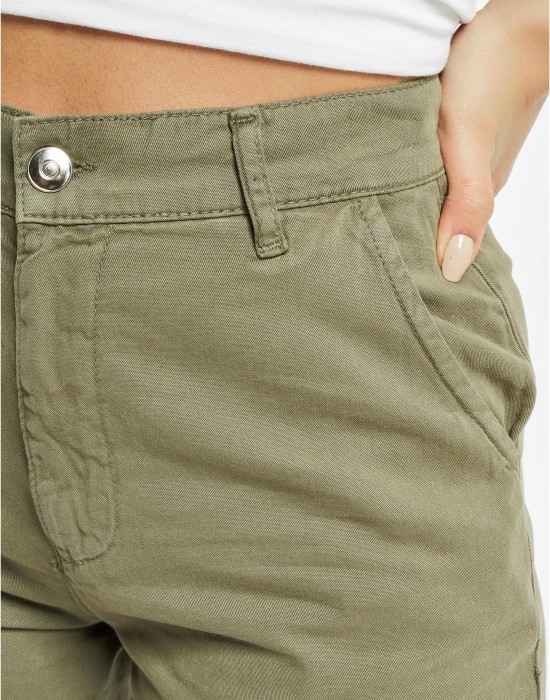 Дамски Карго Панталони DEF Ruby Cargopants olive XS