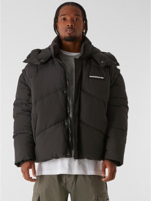 Мъжко Пухено Яке MJG ZIP-OFF PUFFER JACKET black XXL